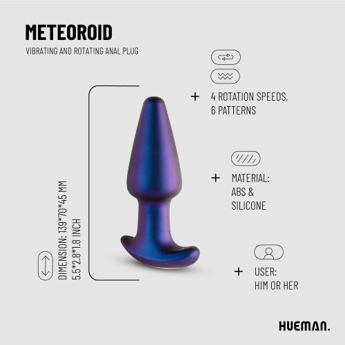 Hueman - Meteoroid Rimmende Anaal Plug
