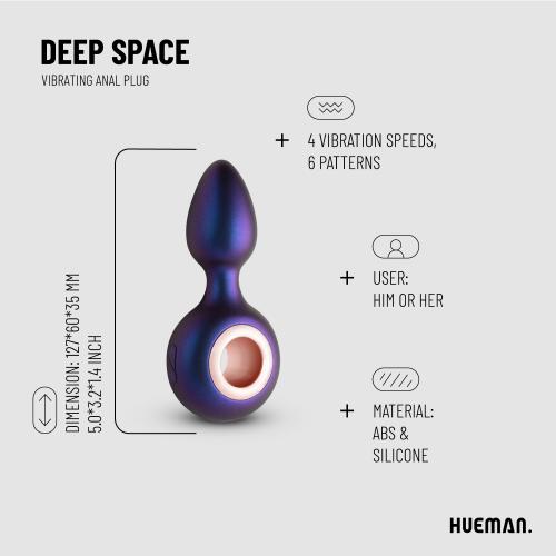 Hueman - Deep Space Vibrerende Anaal Plug