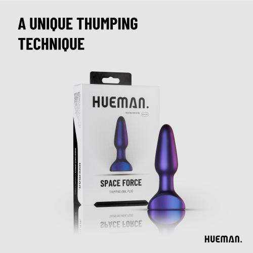 Hueman - Space Force Vibrerende Buttplug