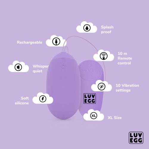 Luv Egg XL- Paars