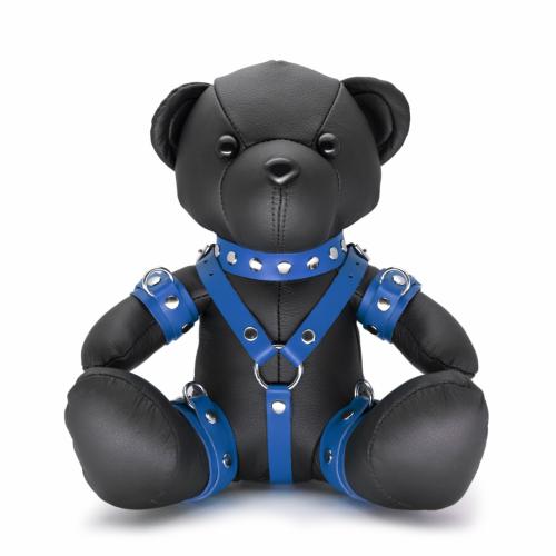 EDDY The BDSM Teddy - Zwart/Blauw