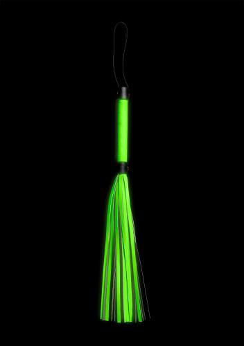 Flogger - Glow in the Dark - Neon Groen/Zwart
