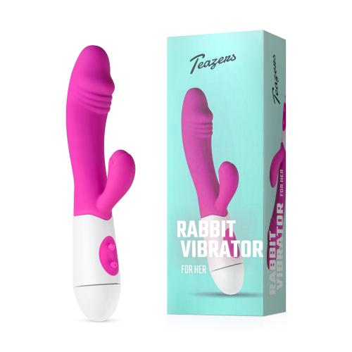 Realistische Rabbit Vibrator - Roze