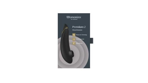 Womanizer Premium 2 Luchtdrukvibrator - Zwart