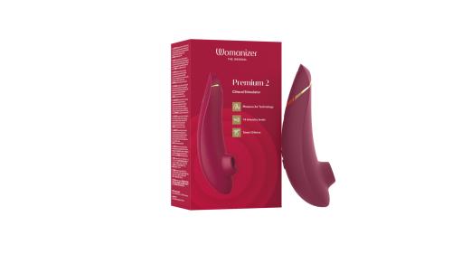 Womanizer Premium 2 Luchtdrukvibrator - Bordeaux