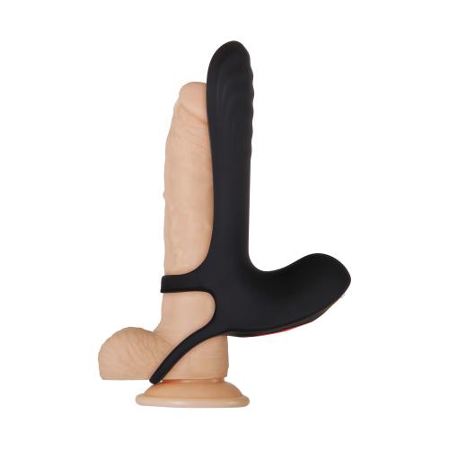 Evolved - Vibrating Penis Verlenger - Zwart