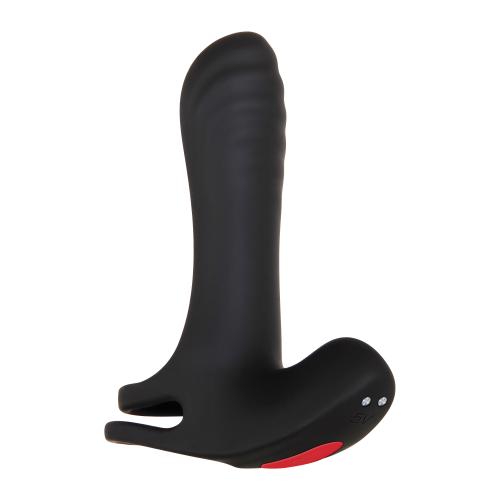 Evolved - Vibrating Penis Verlenger - Zwart