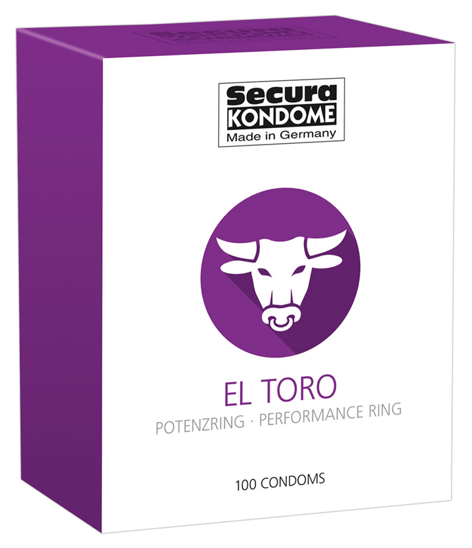 Condones Secura El Toro - 100 Piezas