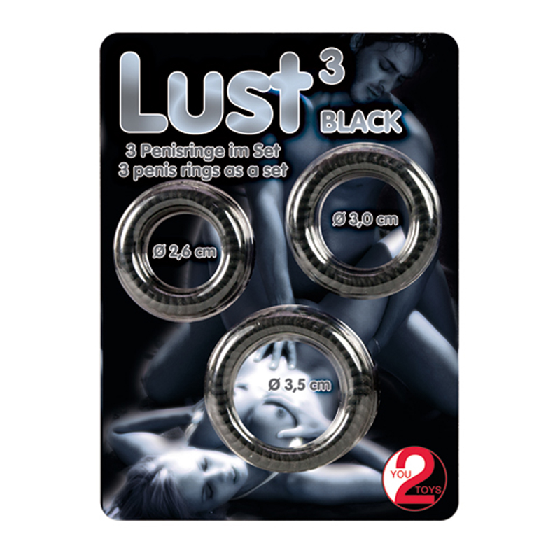 Lust - 3 Penis rings image