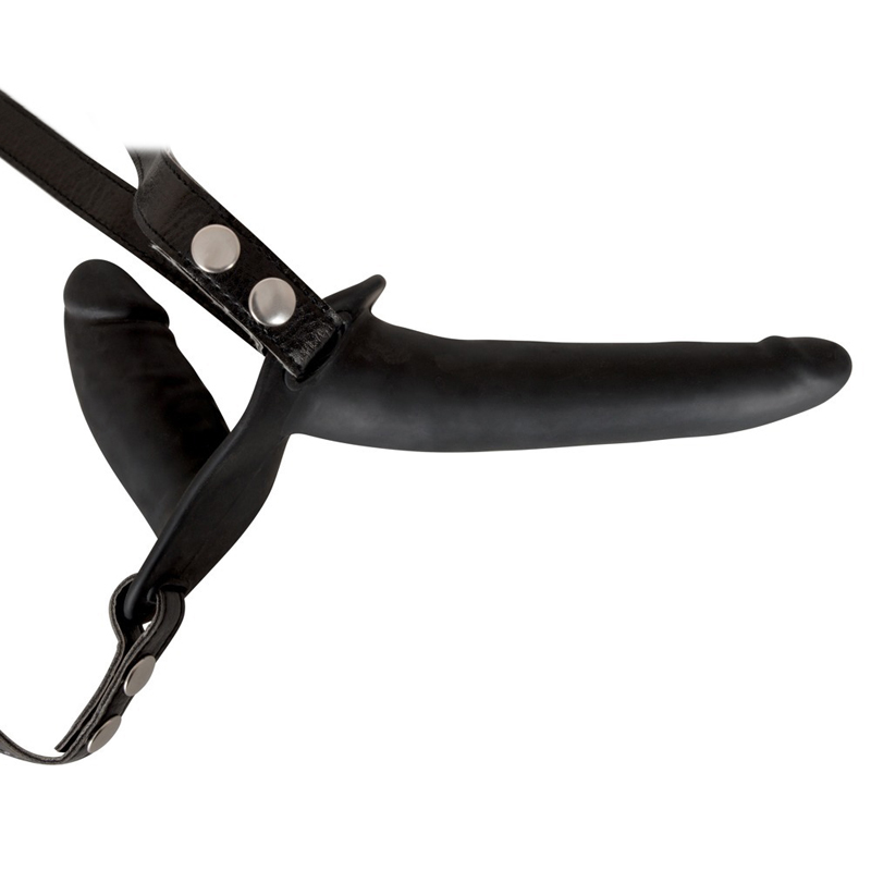 Double sangle en silicone noir 6