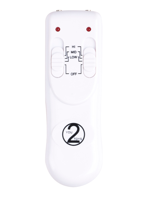 Vibromasseur Double Vibrant Strap-On - Violet 4