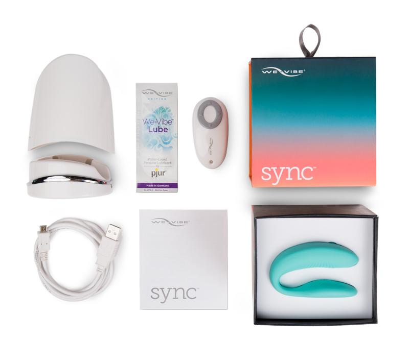 Stimulateur vibrant Sync Sous les étoiles avec télécommande et application - Aqua - Édition limitée 2
