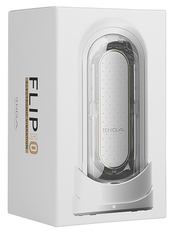TENGA - Flip Zero EV Vibrierender Masturbator - Weiß
