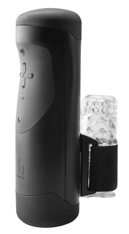 - Masturbateur connecté avec manchon ajustable - Noir 2