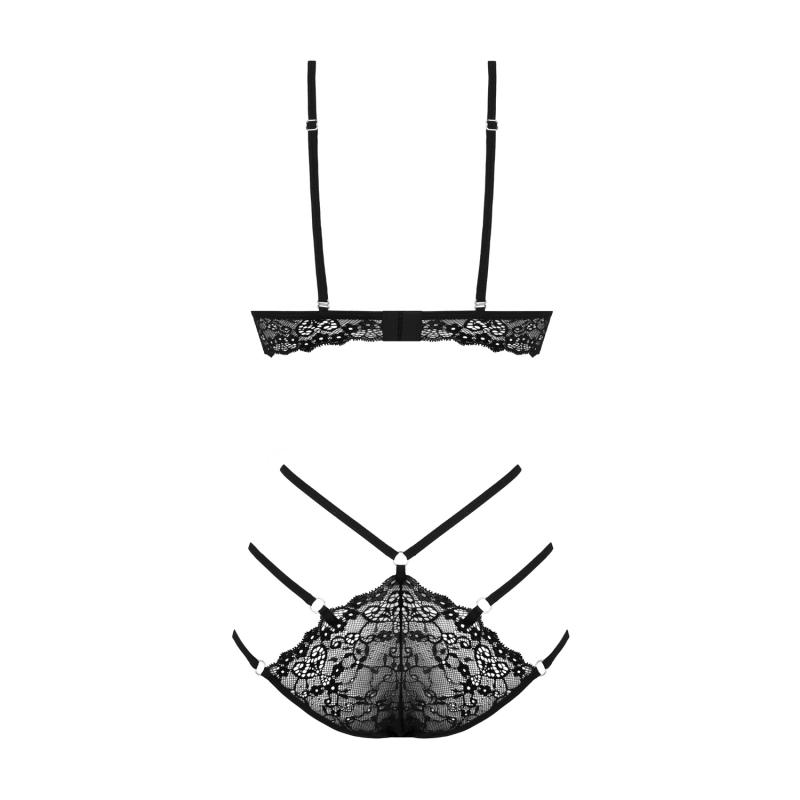 Ensemble avec soutien-gorge à lanières Naomi - Noir 5