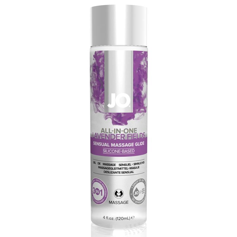 Image of JO - All-in-One Sinnliche Massage Lavendel - 120 ml