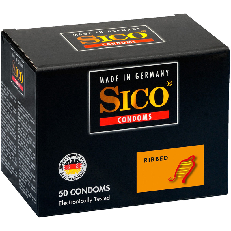 Sico Ribbed - 50 condones