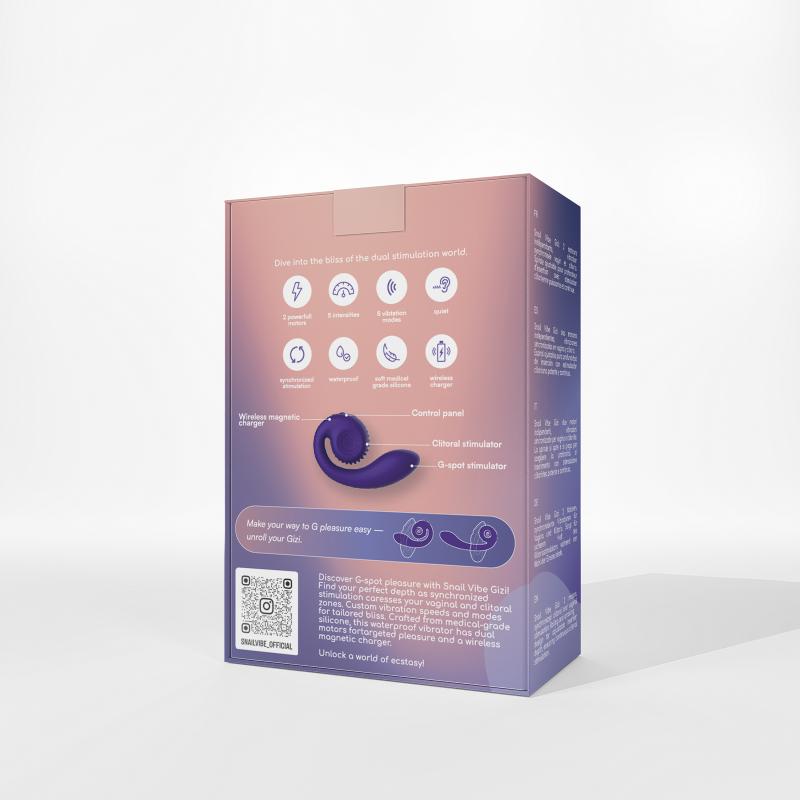 Vibromasseur Snail Vibe Gizi - Violet 5