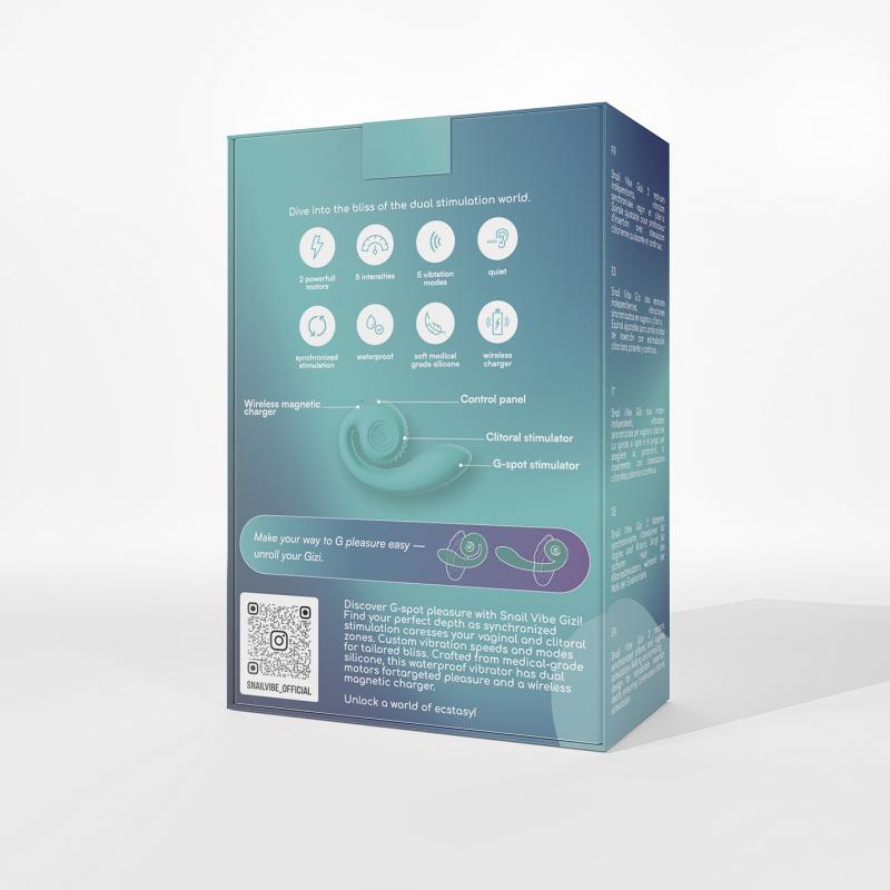 Snail Vibe Gizi Vibromasseur - Turquoise 5