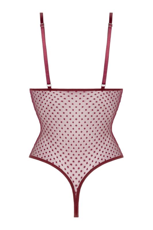 - Body Dewi à entrejambe ouvert – Rouge 5