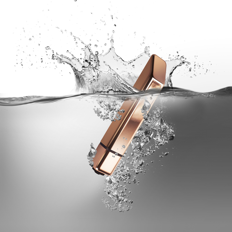 Rocks-Off Mini-vibromasseur Bamboo Rose Doré 3