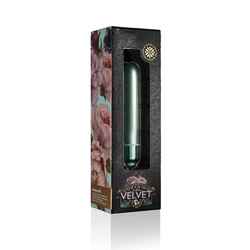 Rocks-Off Mini-vibromasseur Touch of Velvet Lily Bleu clair 5