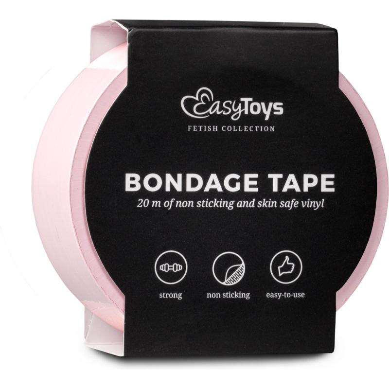 Easytoys Fetish – Bondage Tape Rosa – 20m