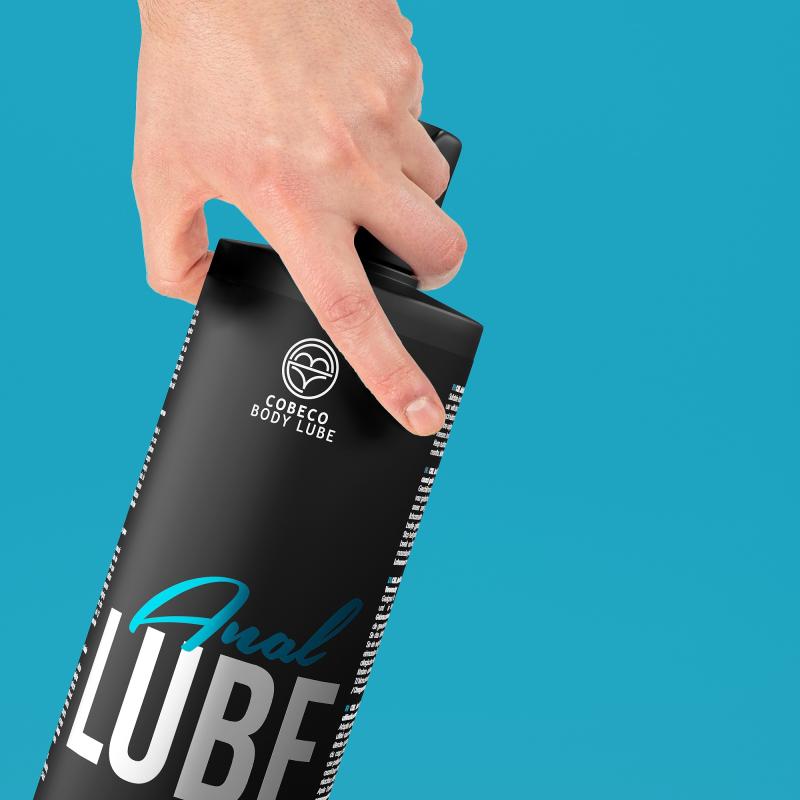 Bouteille à base d'eau de lubrifiant anal Cobeco 250 ml 3