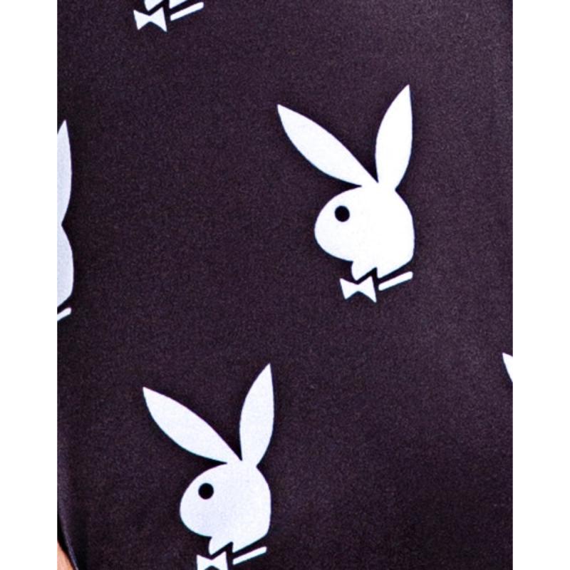 Playboy – Slumber Bunny Romper – Noir 3