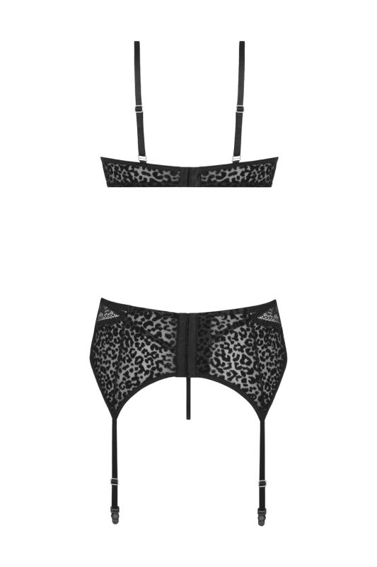 Ensemble de lingerie 3 pièces Sanne - noir 5