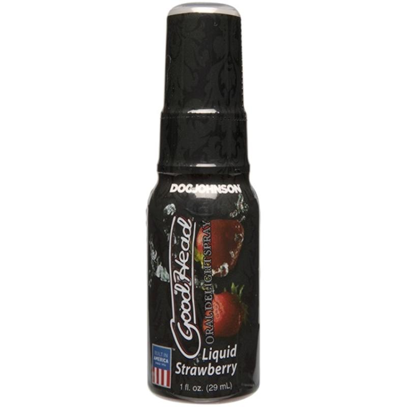 Doc Johnson  GoodHead Oral Delight Spray - Aardbei - 29 ml