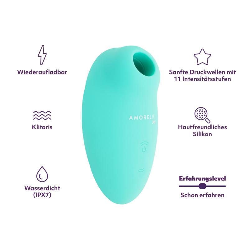 Image of AMORELIE Joy x Satisyfer »Flicker« Druckwellenvibrator