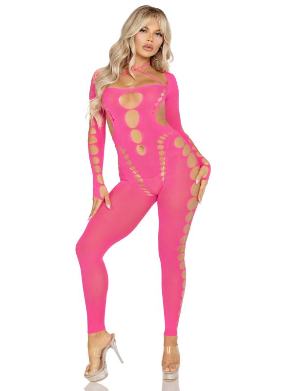 - Bodystocking Sans Couture - Rose 2