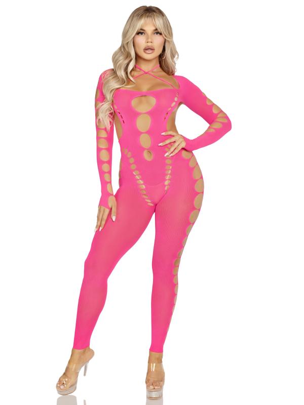 - Bodystocking Sans Couture - Rose 4