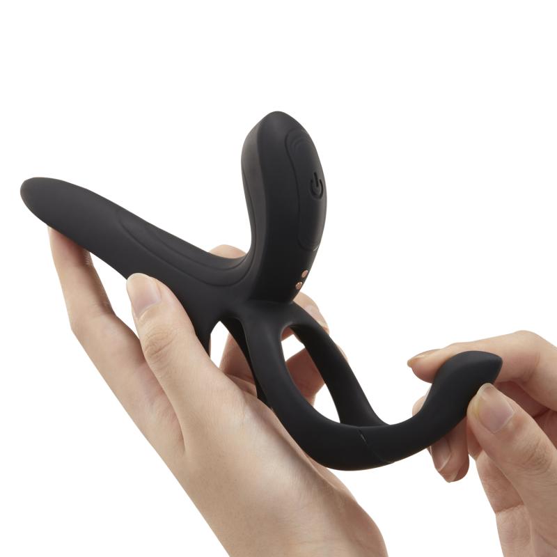 - Pleasure Pivot Vibrateur Contrôlé par App pour Couples Noir 4
