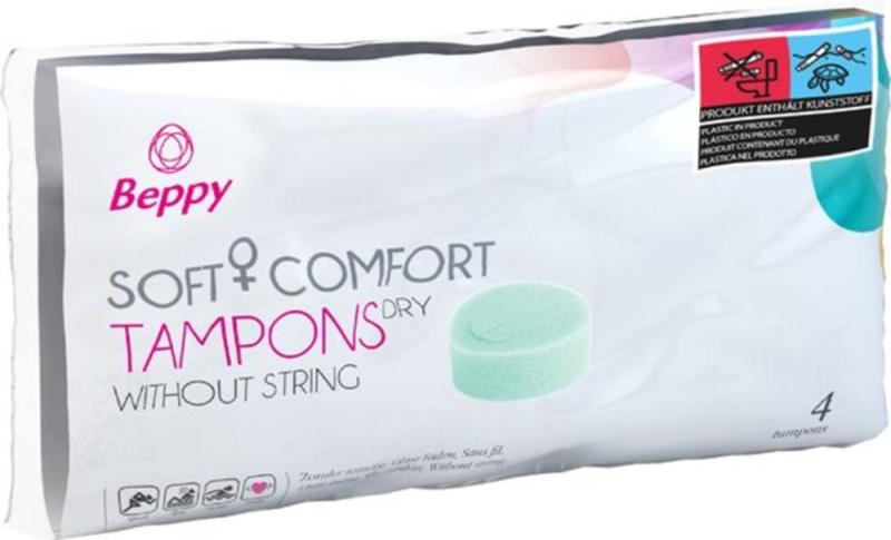 Beppy – Extra Weiche Tampons Trocken – 4 Stück