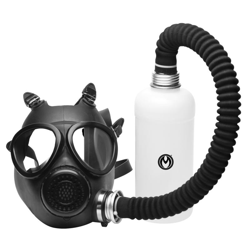 - Masque à Gaz Inhalateur avec Bouteille - Noir et Blanc 3