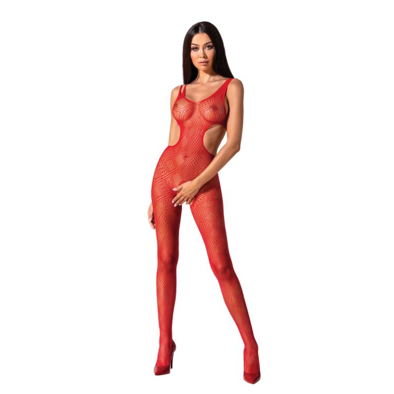 Passion  BS085 Catsuit - Rood