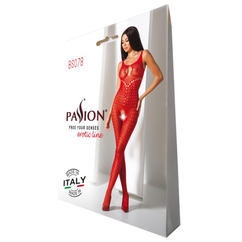 - BS078 Catsuit - Rouge 5