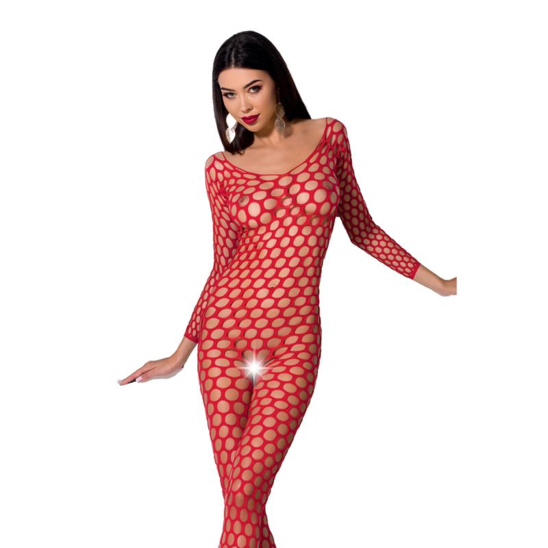 - BS077 Catsuit - Rouge 3
