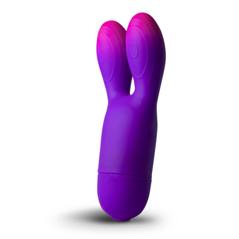 Rocks Off  Glo-Girl Bunny Stimulator - Paars