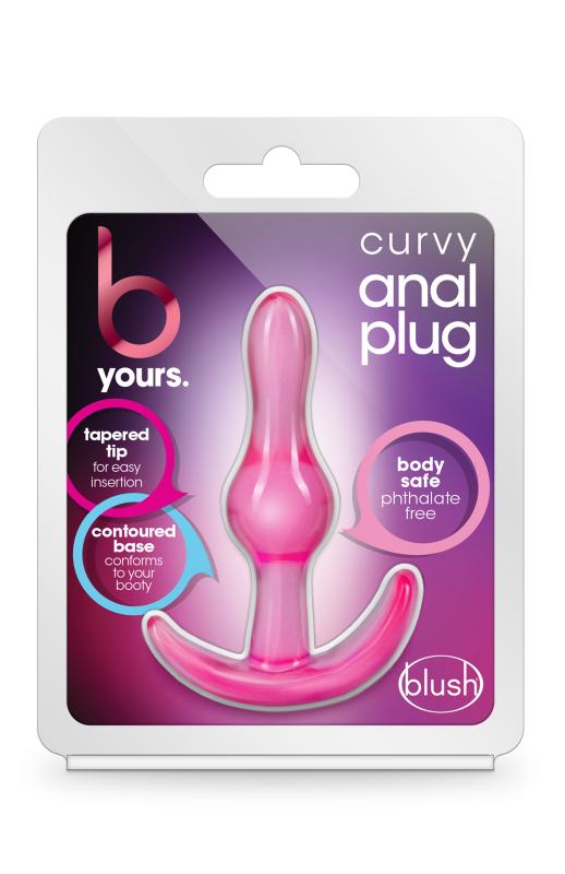 Thumbnail - B Yours - Gebogene Analplug - Rosa