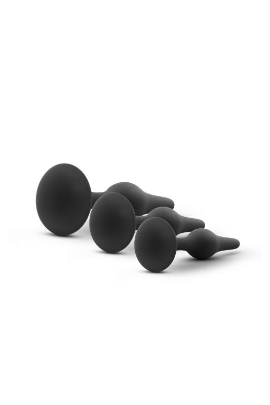 - Kit de Plugs Anaux Débutant Luxe Noir 3