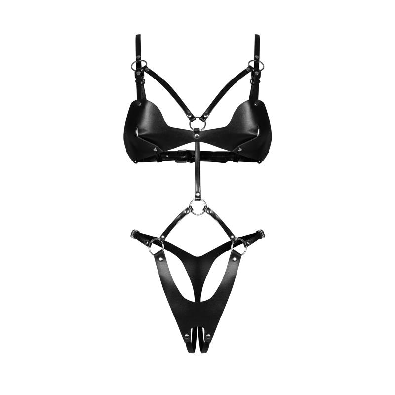 - Dame Control Body Ouvert - Noir 3