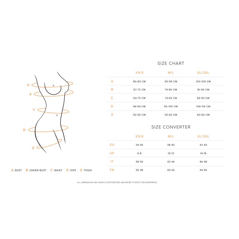 - Dame Control Body Ouvert - Noir 5