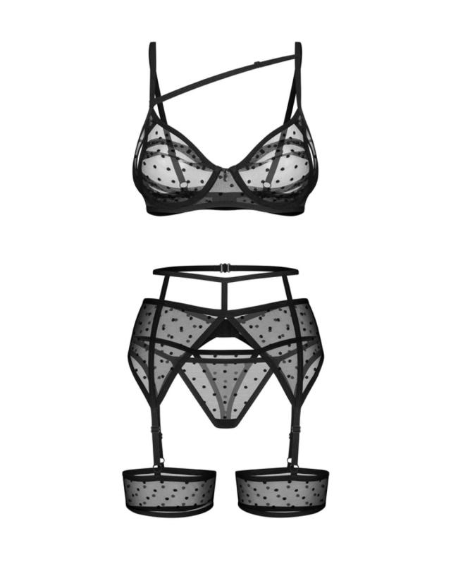 - Nuites Ensemble Trois Pièces - Noir 2