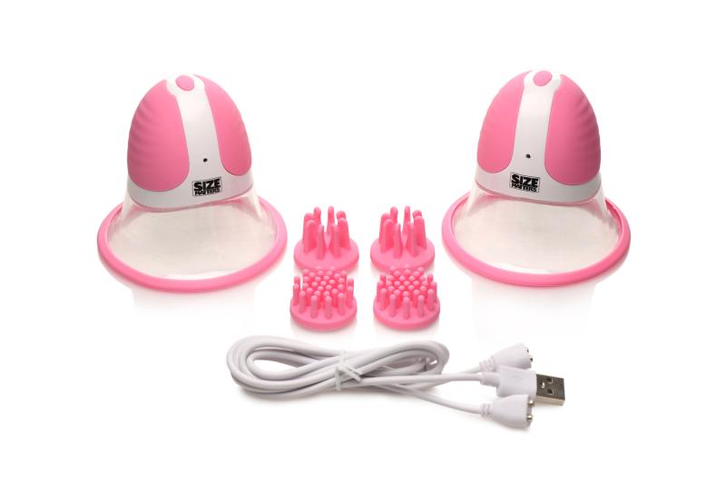 SIZE MATTERS - Stimulateurs de Mamelons - 4 Embouts 4