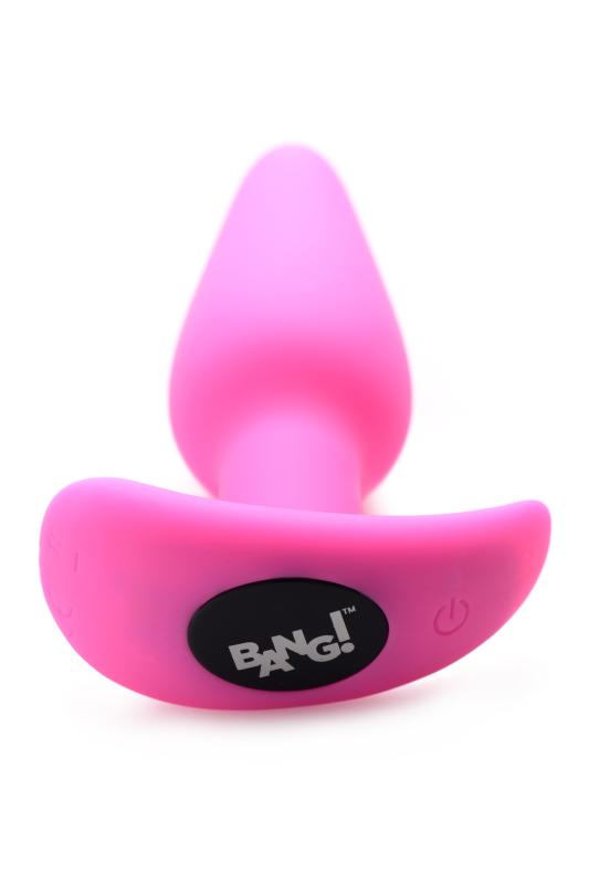 BANG! - Plug Anal Vibrant avec Télécommande - Rose 6