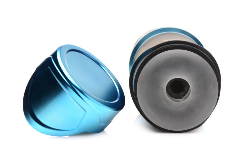 THE MILKER - Intense Masturbateur Succion & Vibration - Noir/Bleu 4