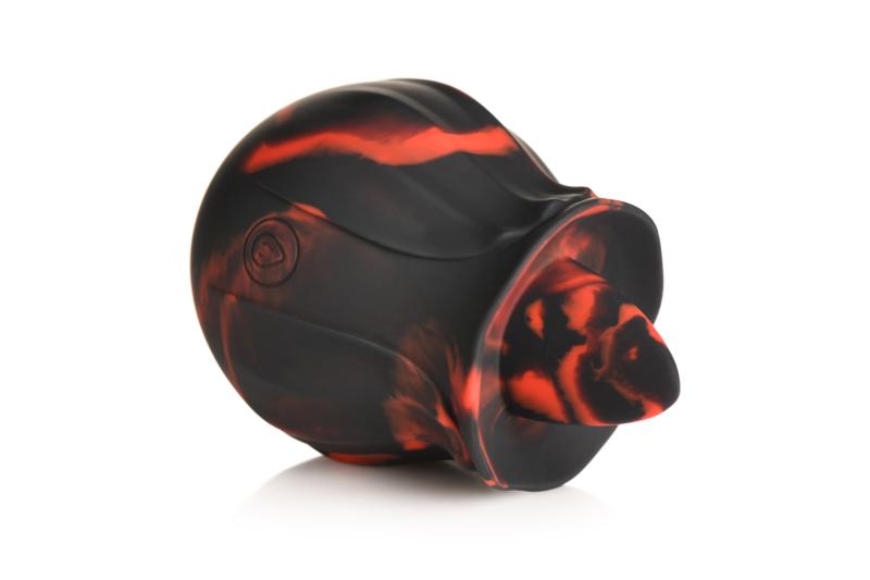BLOOMGASM - Black Kiss Vibrateur Rose Rimming - Rouge/Noir 3